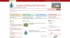 Desktop Screenshot of comune.montecchioprecalcino.vi.it